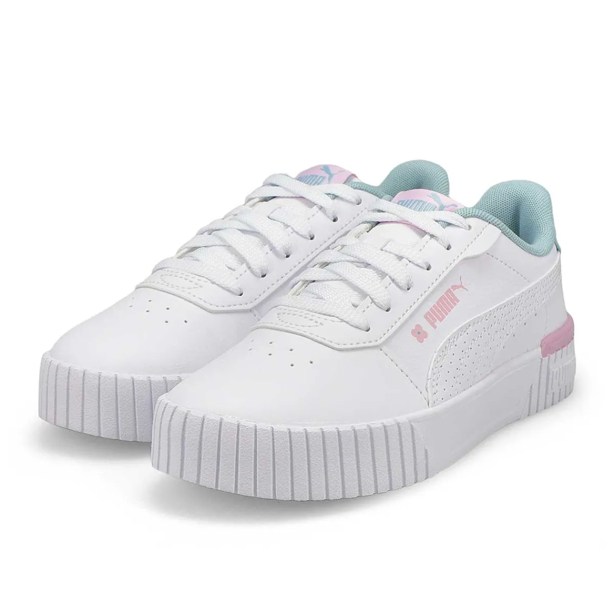 Puma Carina 2.0 Tropical Jr Girls|Kids Sneakers And Athletic