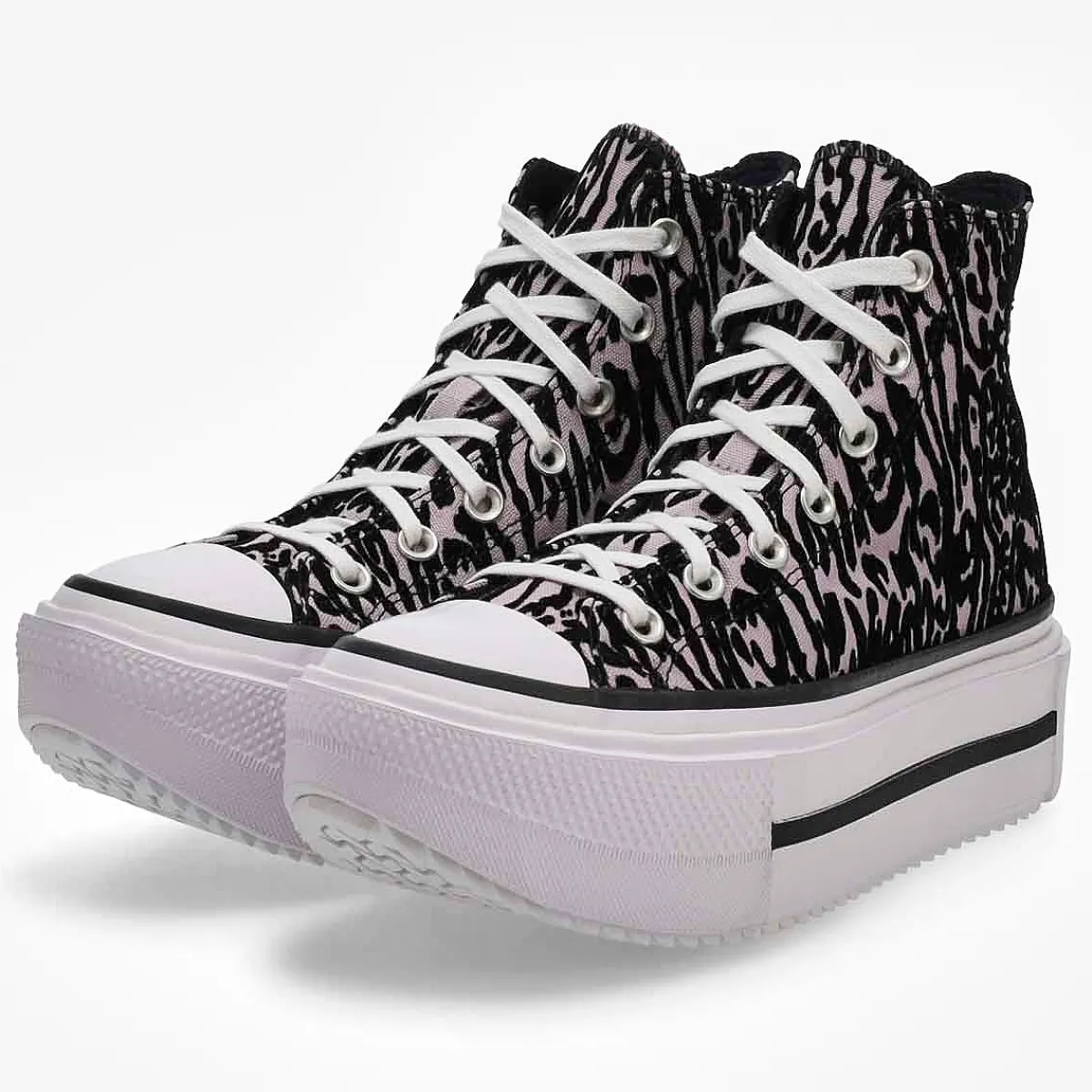 Converse Chuck Taylor All Star Leopard-Double Stack Hi Women|Women Sneakers And Athletic