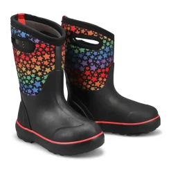 Bogs Classic II Rainbow Stars Girls|Kids Winter Boots|Clearance