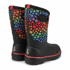Bogs Classic II Rainbow Stars Girls|Kids Winter Boots|Clearance