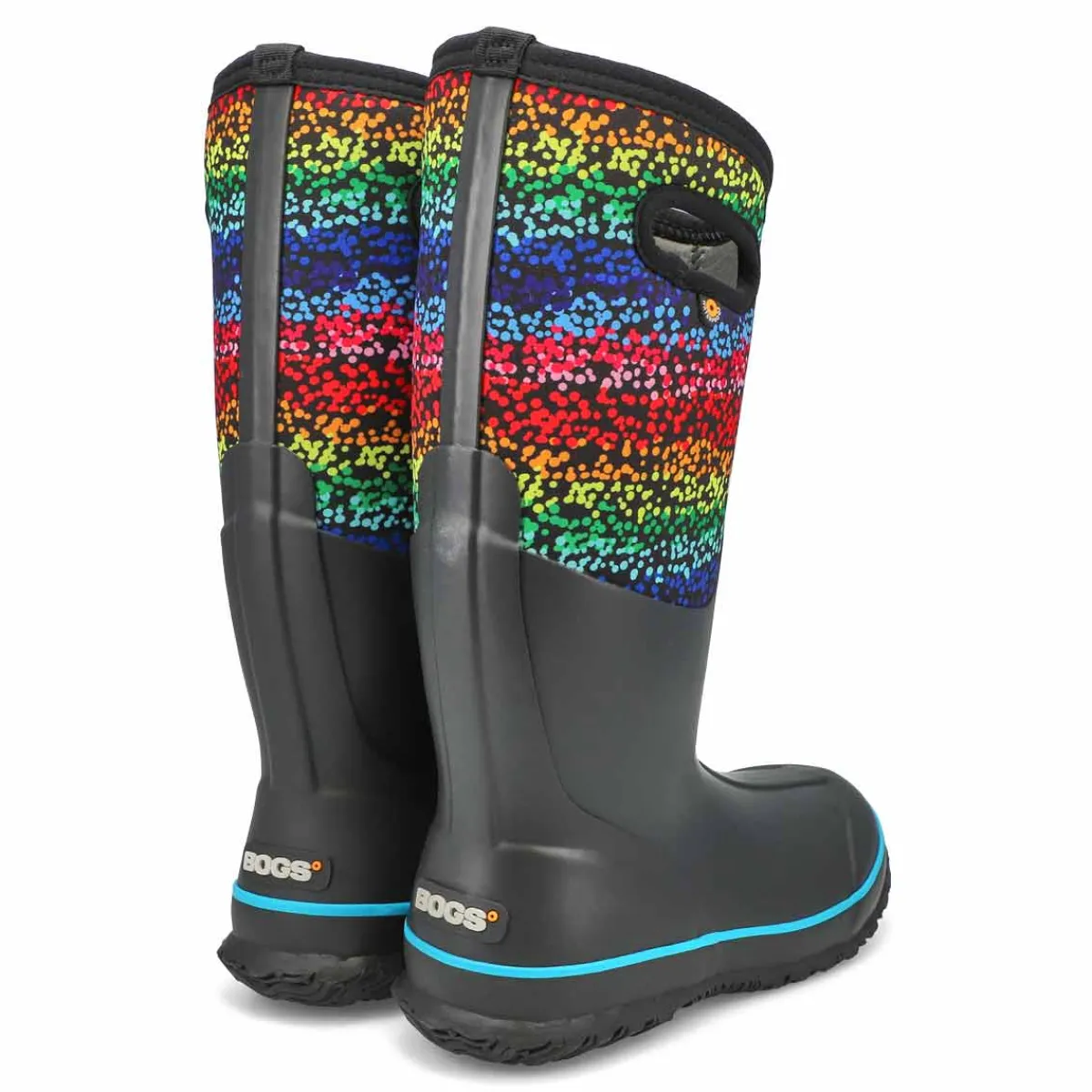 Bogs Classic Rainbow Dots Women|Women Winter Boots
