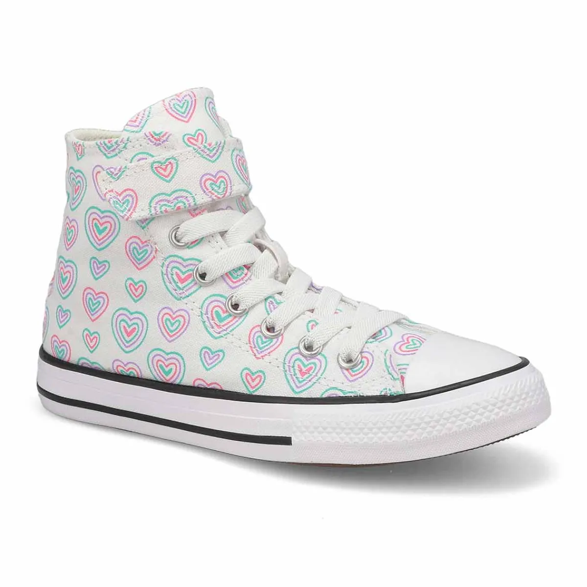 Converse CTAS 1V - Happy Hearts Girls|Kids Sneakers And Athletic