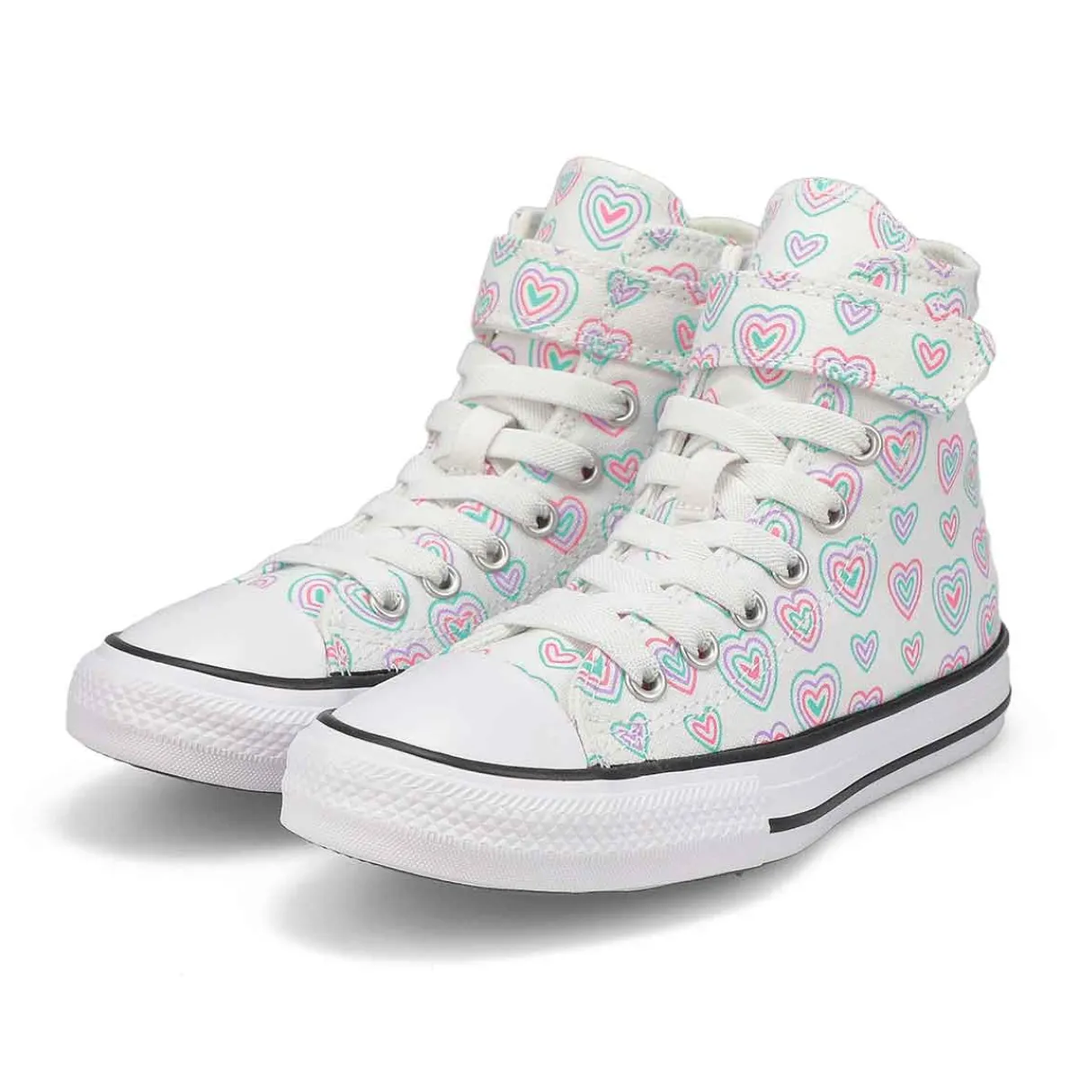 Converse CTAS 1V - Happy Hearts Girls|Kids Sneakers And Athletic