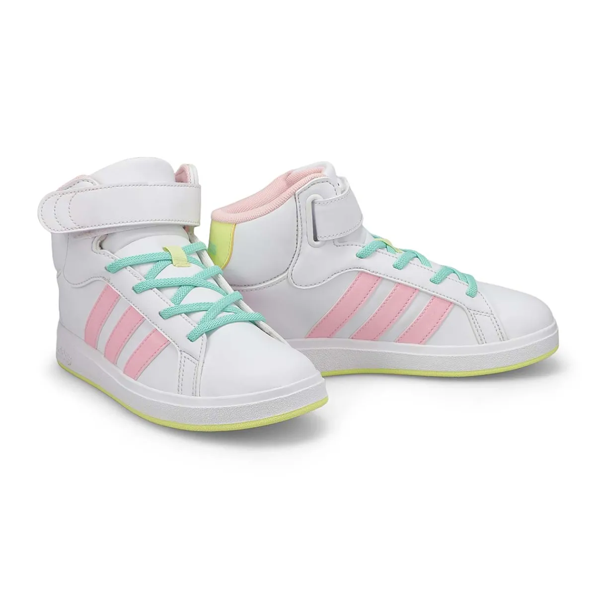 Adidas Grand Court Mid K Girls|Kids Sneakers And Athletic