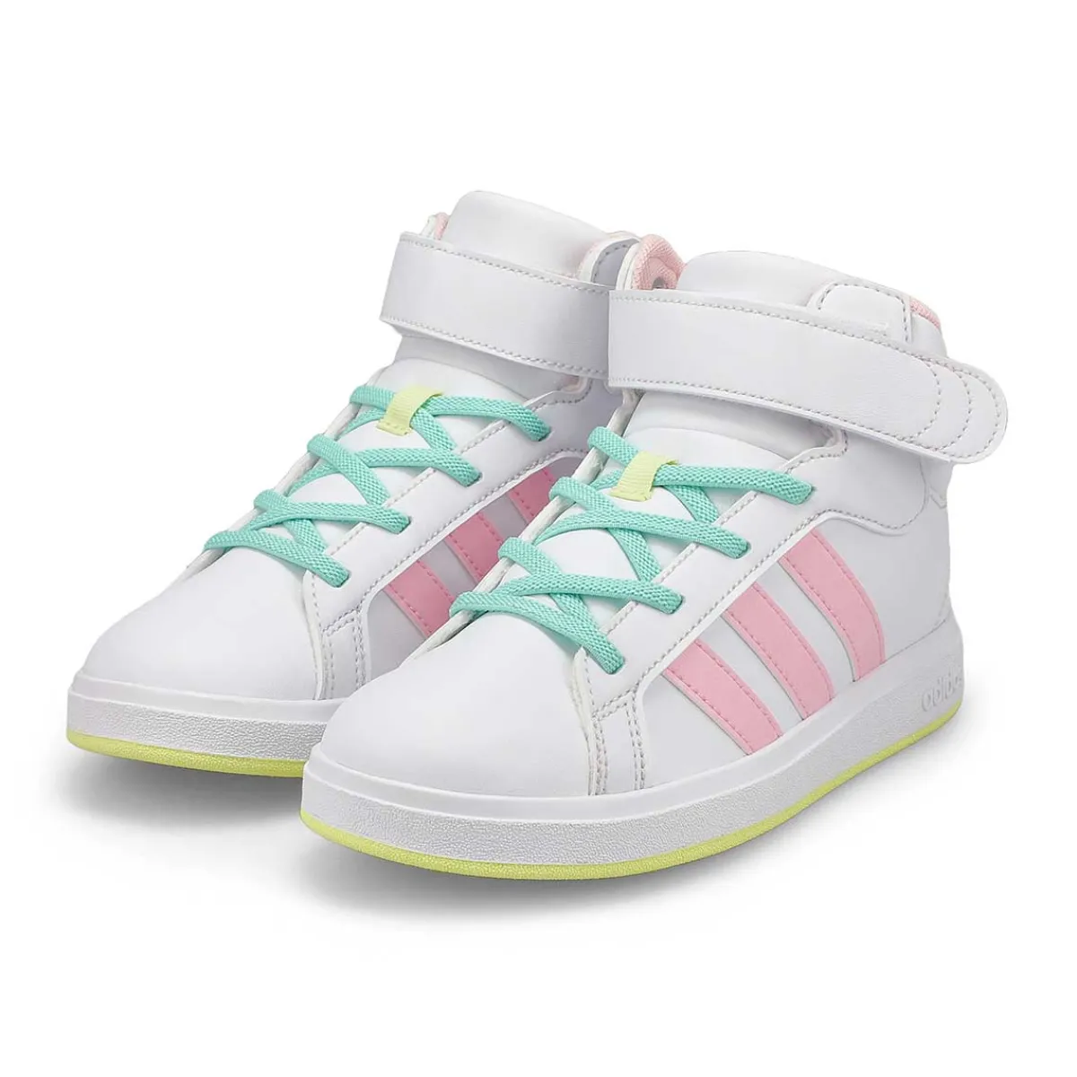 Adidas Grand Court Mid K Girls|Kids Sneakers And Athletic
