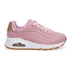 Skechers JGoldcrown Uno Lite - Metallic Love Girls|Kids Sneakers And Athletic|Clearance