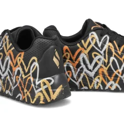 Skechers JGoldcrown Uno Lite - Metallic Love Girls|Kids Sneakers And Athletic|Clearance