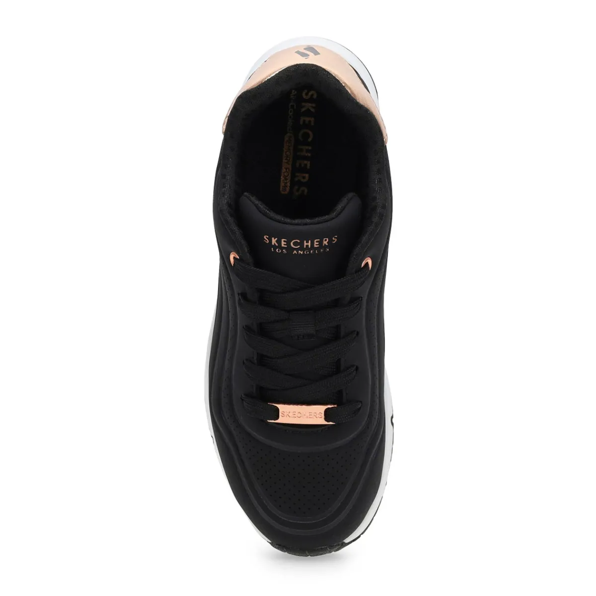 Skechers JGoldcrown Uno Lite - Metallic Love Girls|Kids Sneakers And Athletic|Clearance