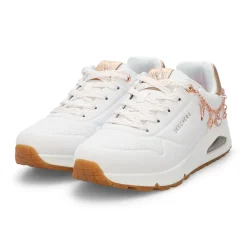 Skechers JGoldcrown Uno Lite - Metallic Love Girls|Kids Sneakers And Athletic