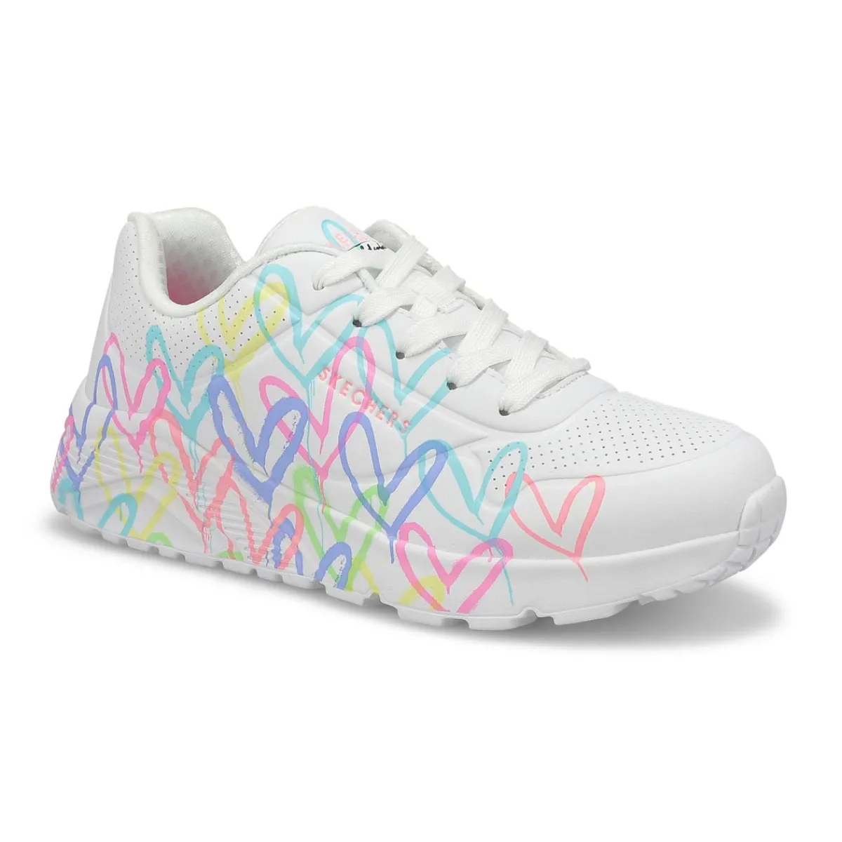 Skechers JGoldcrown Uno Lite - Metallic Love Girls|Kids Sneakers And Athletic