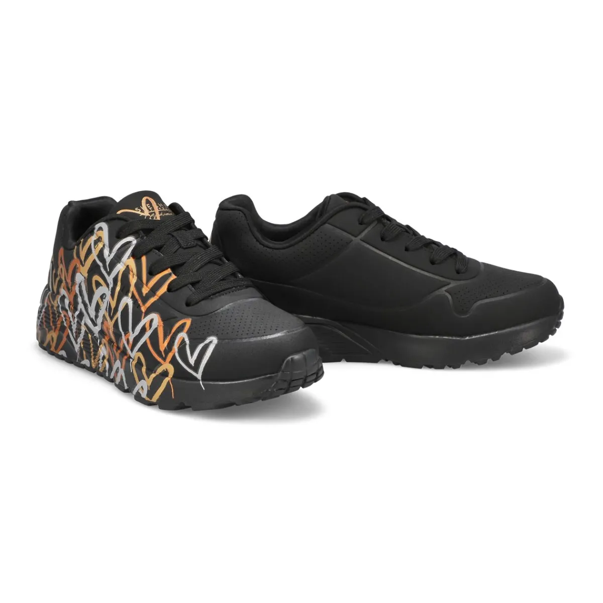 Skechers JGoldcrown Uno Lite - Metallic Love Girls|Kids Sneakers And Athletic