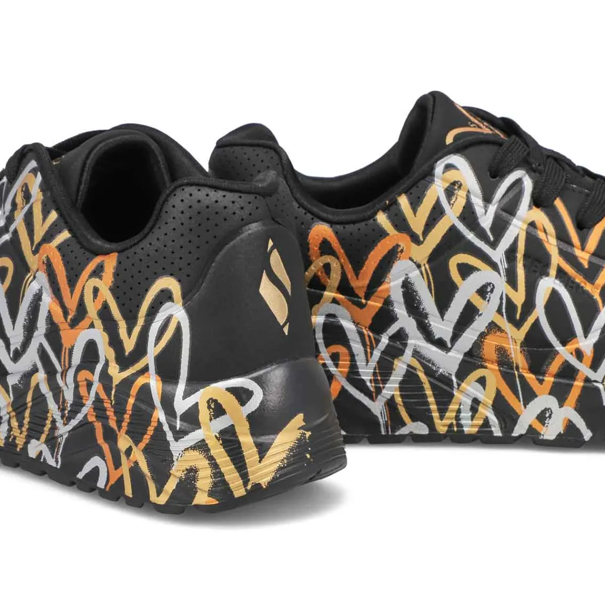 Skechers JGoldcrown Uno Lite - Metallic Love Girls|Kids Sneakers And Athletic