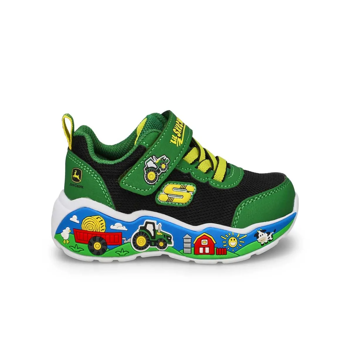 Skechers John Deere: Play Scene - Barn Squad Baby and Toddlers|Kids Sneakers And Athletic