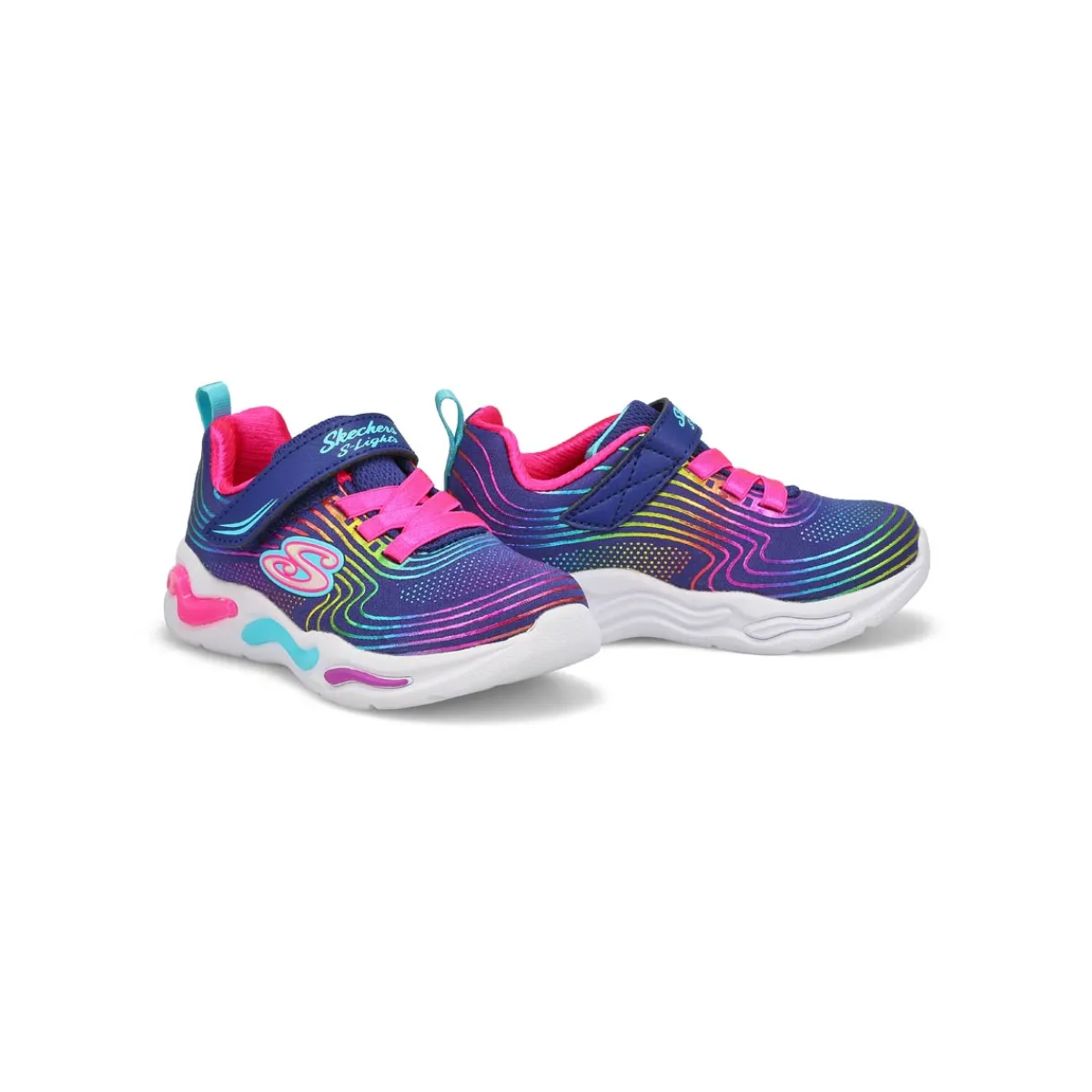 Skechers S Lights Wavy Beams Baby and Toddlers|Kids Sneakers And Athletic