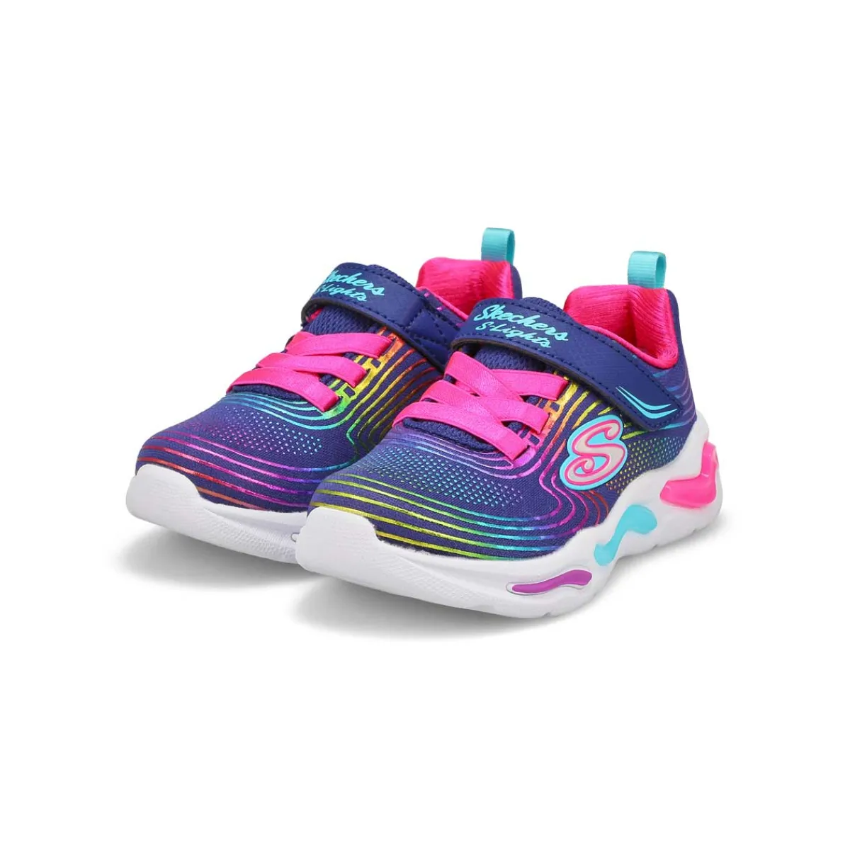 Skechers S Lights Wavy Beams Baby and Toddlers|Kids Sneakers And Athletic