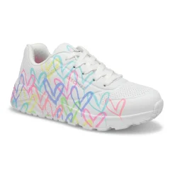 Skechers Uno Gen1 Shimmer Wave Girls|Kids Sneakers And Athletic