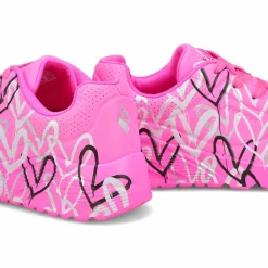 Skechers Uno Gen1 Shimmer Wave Girls|Kids Sneakers And Athletic