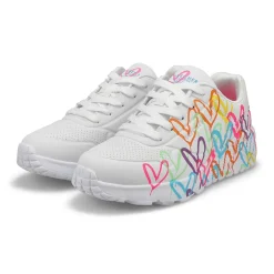Skechers Uno Gen1 Shimmer Wave Girls|Kids Sneakers And Athletic