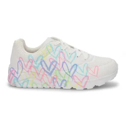 Skechers Uno Gen1 Shimmer Wave Girls|Kids Sneakers And Athletic