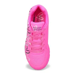 Skechers Uno Gen1 Shimmer Wave Girls|Kids Sneakers And Athletic