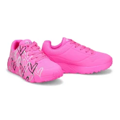 Skechers Uno Gen1 Shimmer Wave Girls|Kids Sneakers And Athletic