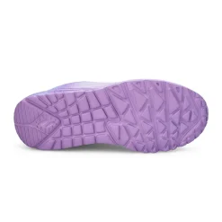 Skechers Uno Lite Goldcrown Rainbow Foil Heart Girls|Kids Sneakers And Athletic